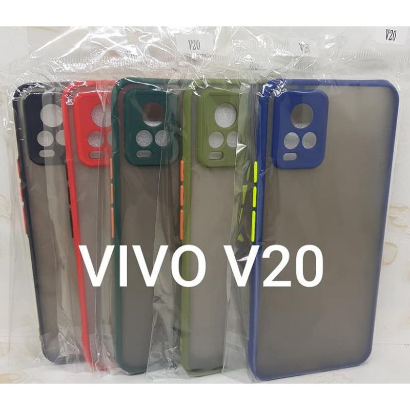 Slikon terbaru tipe Hp Vivo V20 My Choise Case Dove Bumper Aero Fuze Macaroni