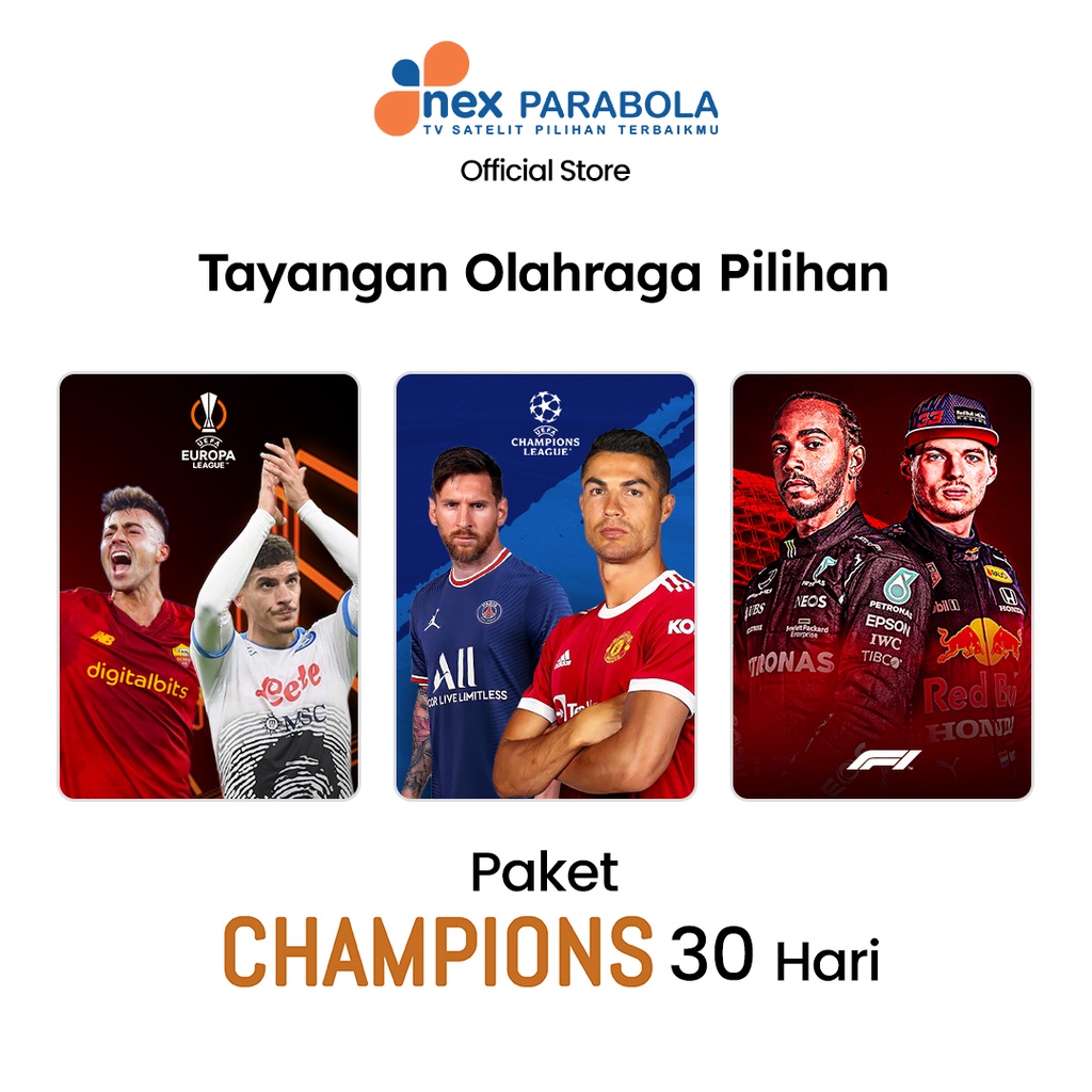 Nex Parabola Paket Champions 30 Hari