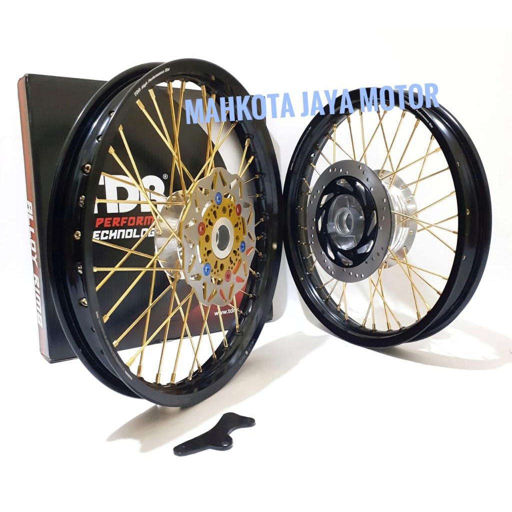 PAKETAN VELG JARIJARI TDR 17X160/185 NINJA 2 TAK/NINJA 150 R/RR/S/SS/SUPERKIPS/ZX 150