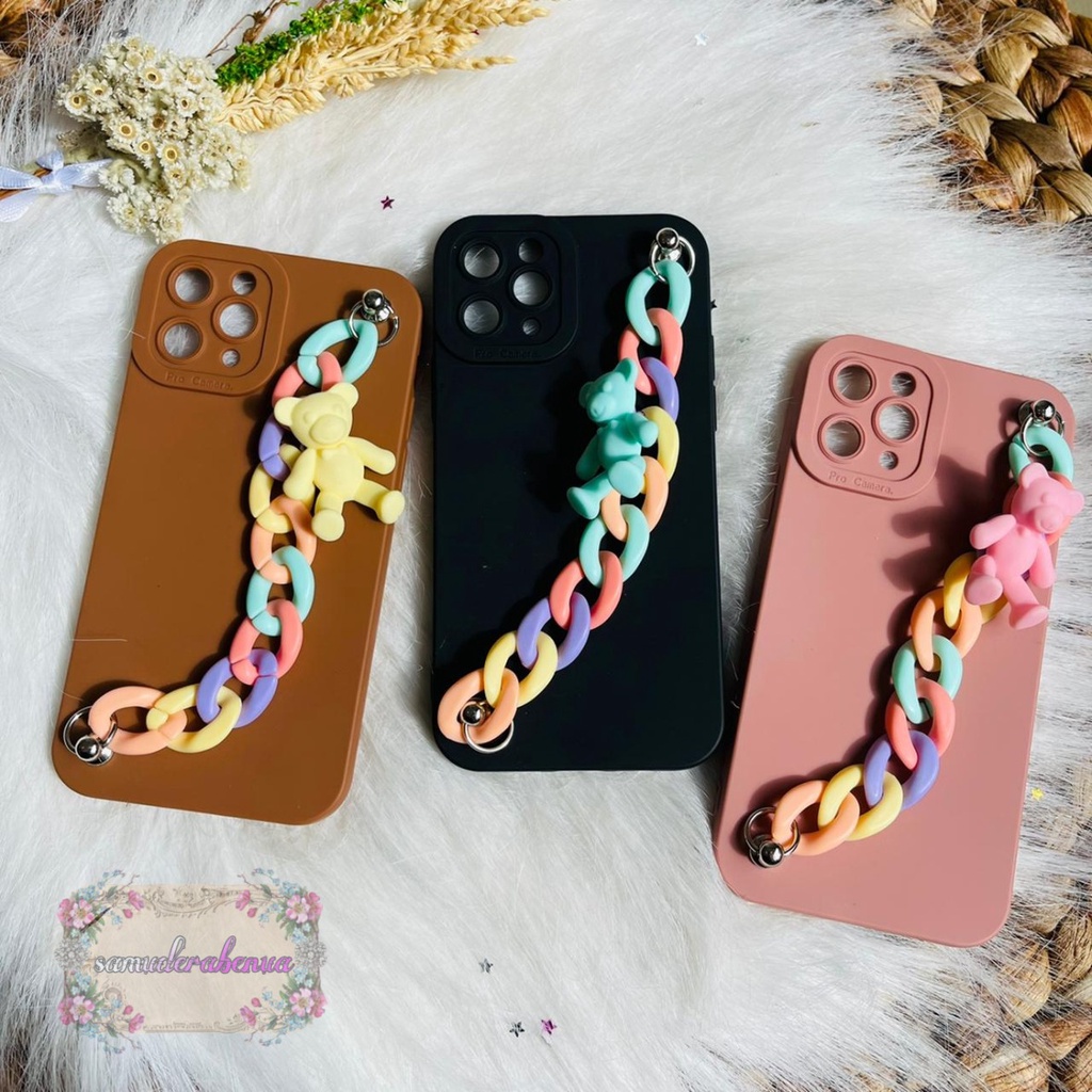 SOFTCASE PROCAMERA RANTAI IPHONE 6 6+ 7 7+ SE 2020 8 8+ X XR XS MAX SB3594