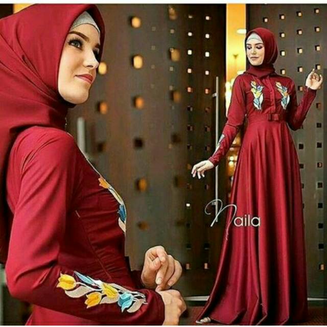 Gamis wanita modis-naila dress