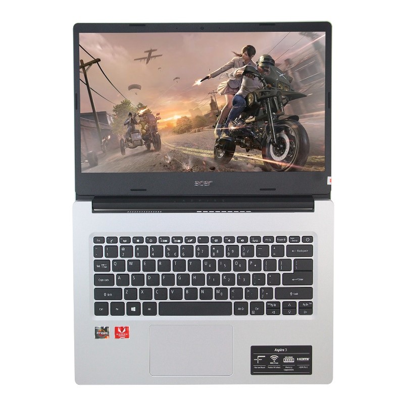 ACER ASPIRE A314-22-R0HR AMD RYZEN 5-3500 | 8GB/12GB RAM | 256GB SSD | AMD RADEON VEGA 8 | 14&quot;HD | PURE SILVER