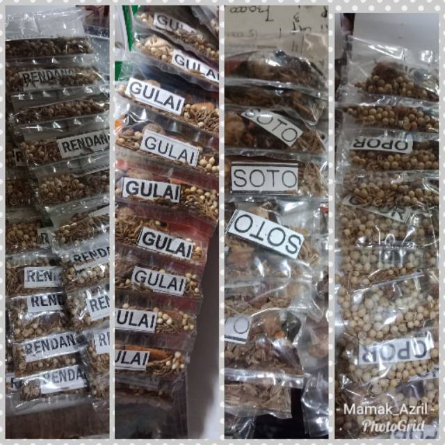 

Bumbu rendang, gulai, opor, soto