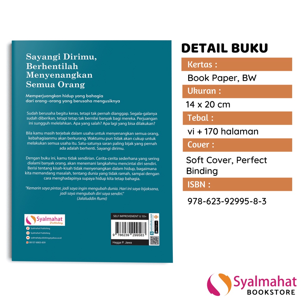 Buku Motivasi Sayangi Dirimu Berhentilah Menyenangkan Semua Orang Pengembangan Diri Shopee Indonesia