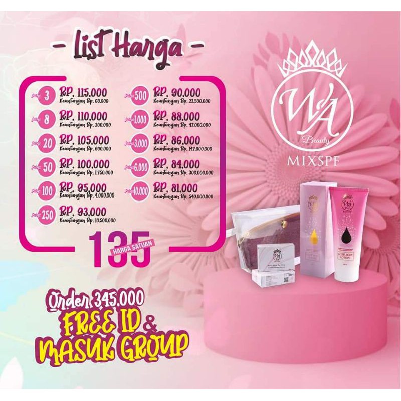 wa beauty mixspf , kosmetik bpom
