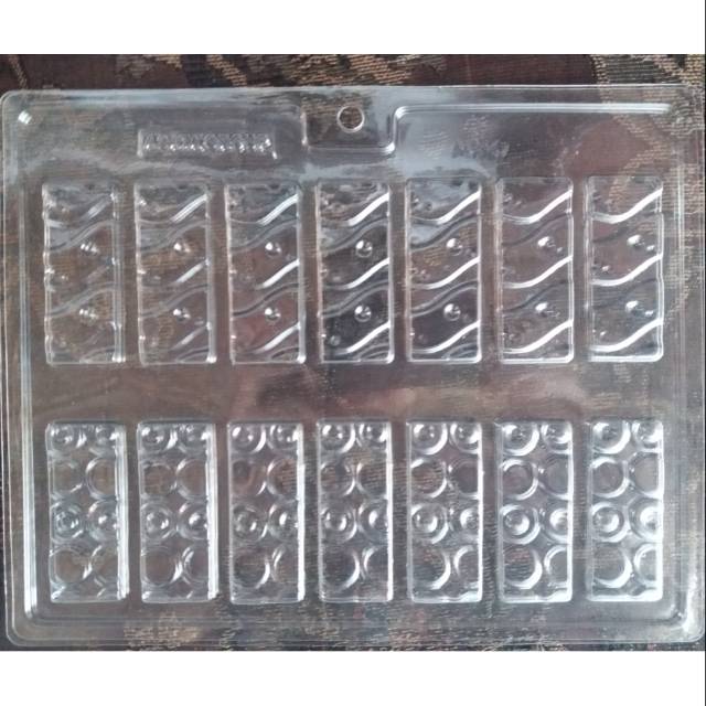 Cetakan Coklat Puding Mika Pagar Polkadot Keju