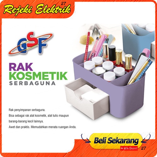 Rak Kosmetik Serbaguna GSF-127 - Organizer Box Tempat Penyimpanan Multifungsi