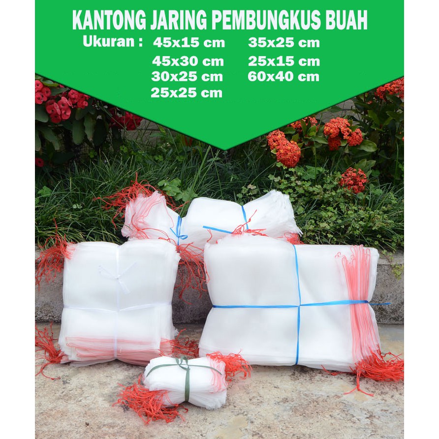 Kantong Jaring Pembungkus Buah/Fruit Cover Dari Hama Serangga