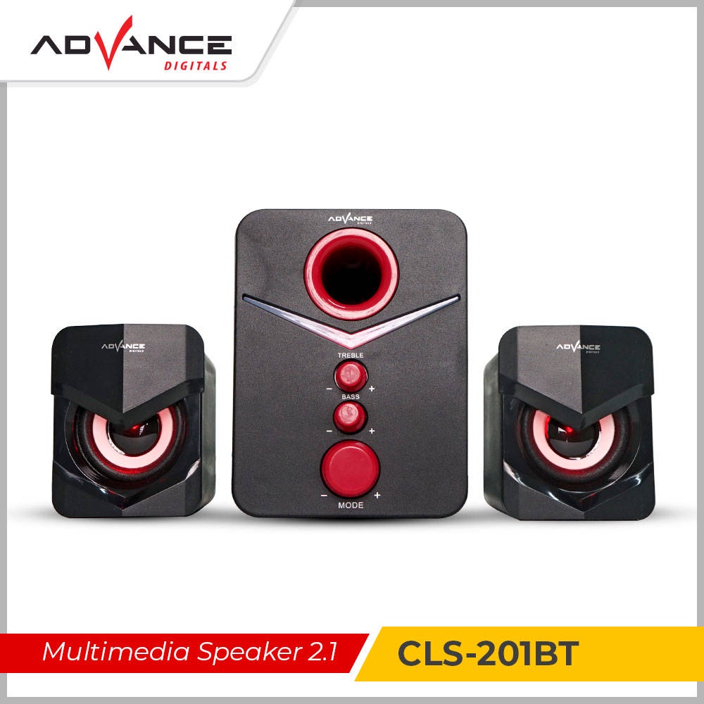 【READY STOCK】 Advance CLS-201 Speaker bluetooth Multimedia CLS-201BT Speaker Bluetooth ，Blue red with Bluetooth, black without Bluetooth