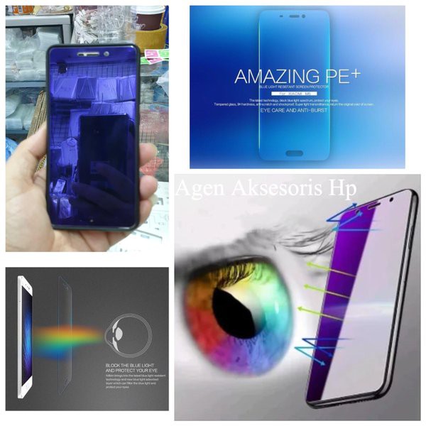 ANTI BLUE LIGHT Tempered Glass Samsung A21 6.5 inchi Screen Guard Eye Protection Glass Samsung A20