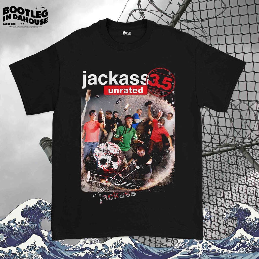 Kaos Film Jackass 3D | Movie Shirt Jackass 3D