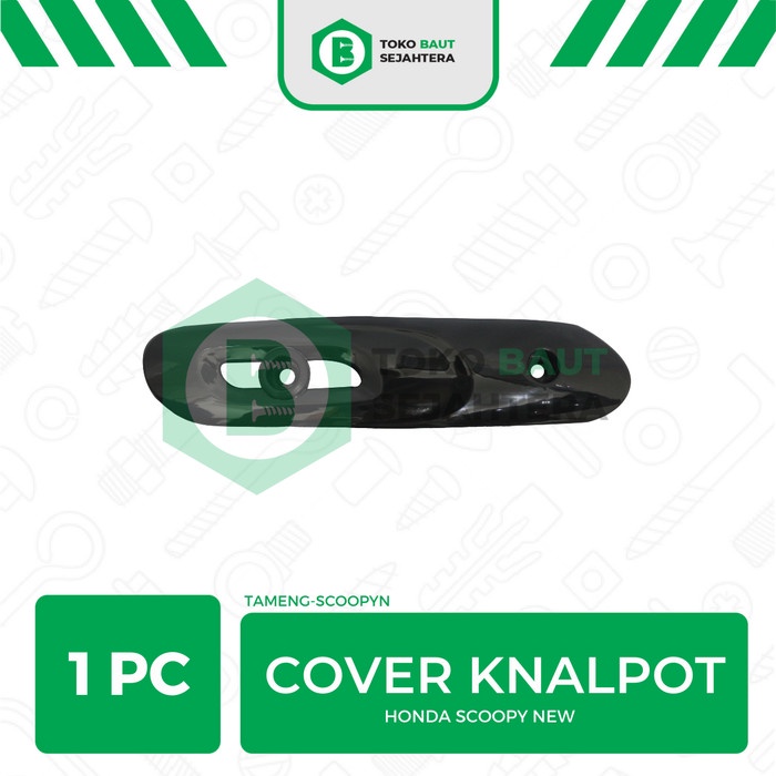 TUTUP KNALPOT / TAMENG KNALPOT / COVER KNALPOT SCOOPY NEW