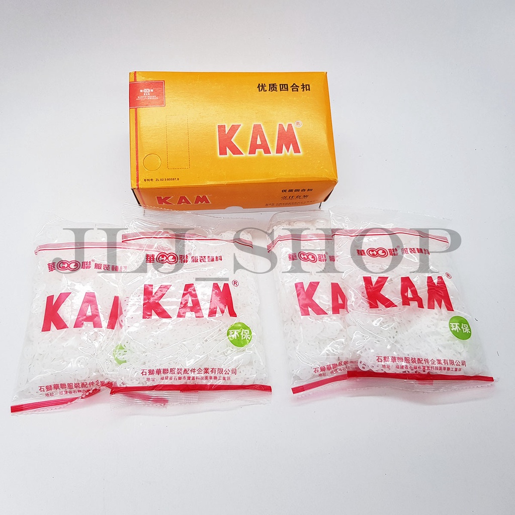 Kancing cetet plastik 10mm (harga per box)