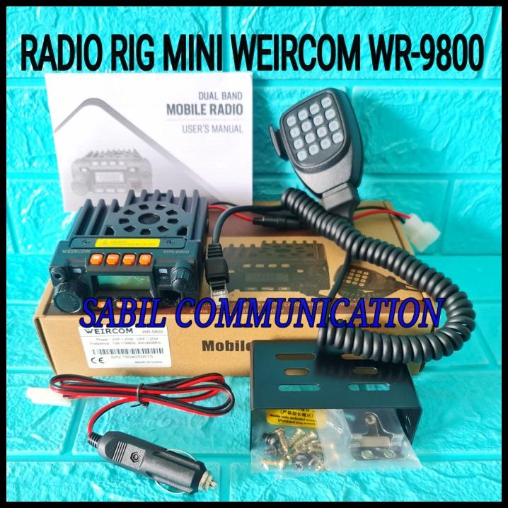 Radio Rig Mini Dualband Uv 8900 Rig Dualband Sprti Rig Mini Weirwei