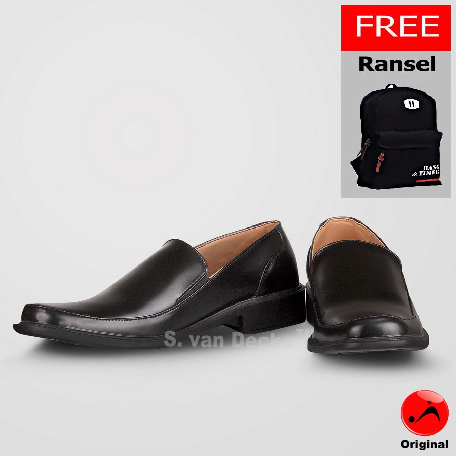 Sepatu Formal Pria S.van Decka R-TK025 + Gratis Tas Ransel