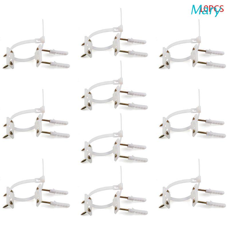 Mary 10Pcs / Set Jangkar Pelindung Mebel Anti Jatuh Adjustable Untuk Perlengkapan Rumah