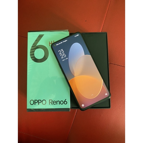 OPPO RENO 6 RAM 8/128GB NFC SECOND BERGARANSI RESMI