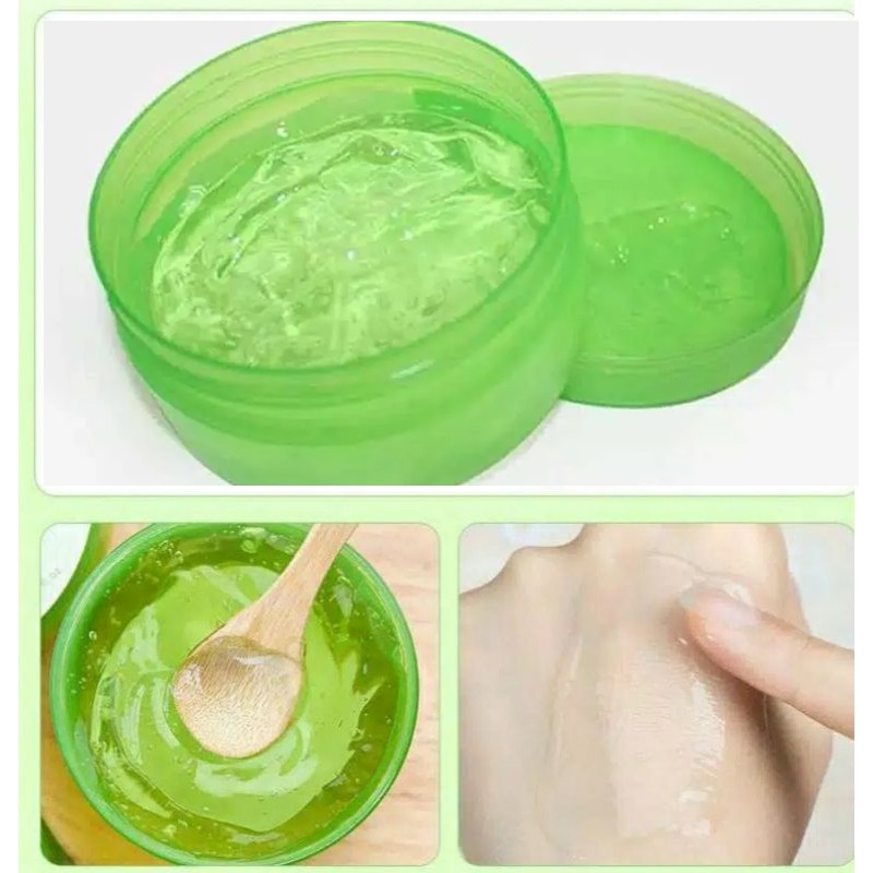 SHINE STAR - IMAGES Aloe Vera Soothing Gel 92% 220 ml / Aloe Vera Gel Wajah Glowing Masker Wajah Pelembab Rambut