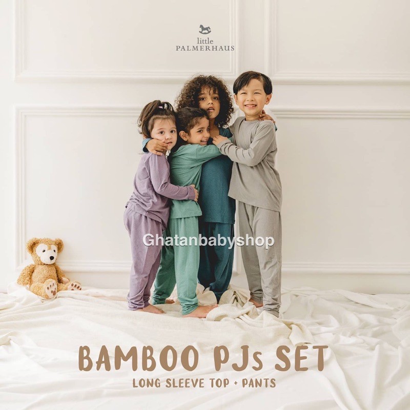 Little Palmerhaus Bamboo Pjs Set Anak (Piyama / Pajamas Anak - Toddler)