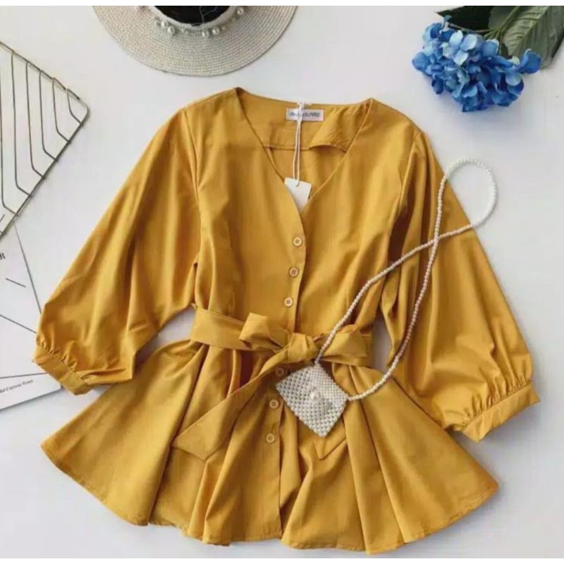 Melia blouse atasan wanita fashion remaja