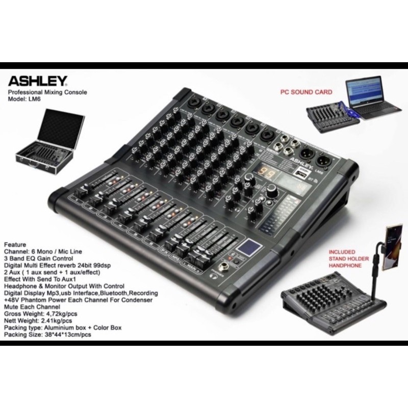Mixer ashley LM 6 original terbaik free koper