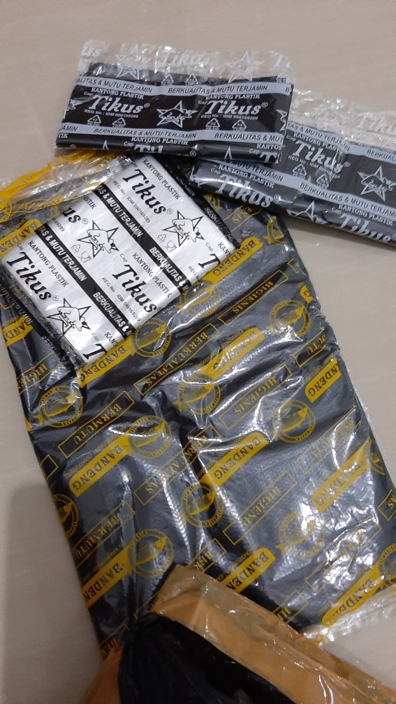 Kresek Uk. 40 Bandeng Hitam / Kresek Sampah