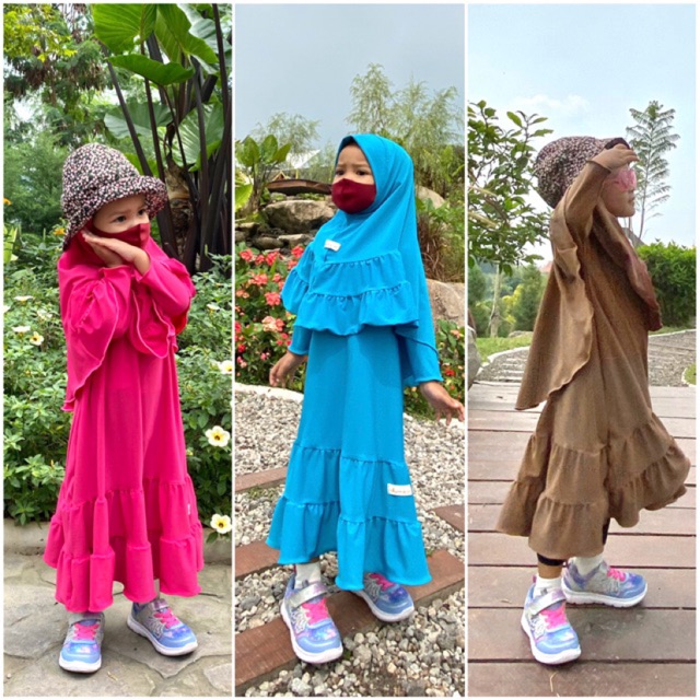 KIMEHIJAB Gamis anak perempuan premium KAMILA