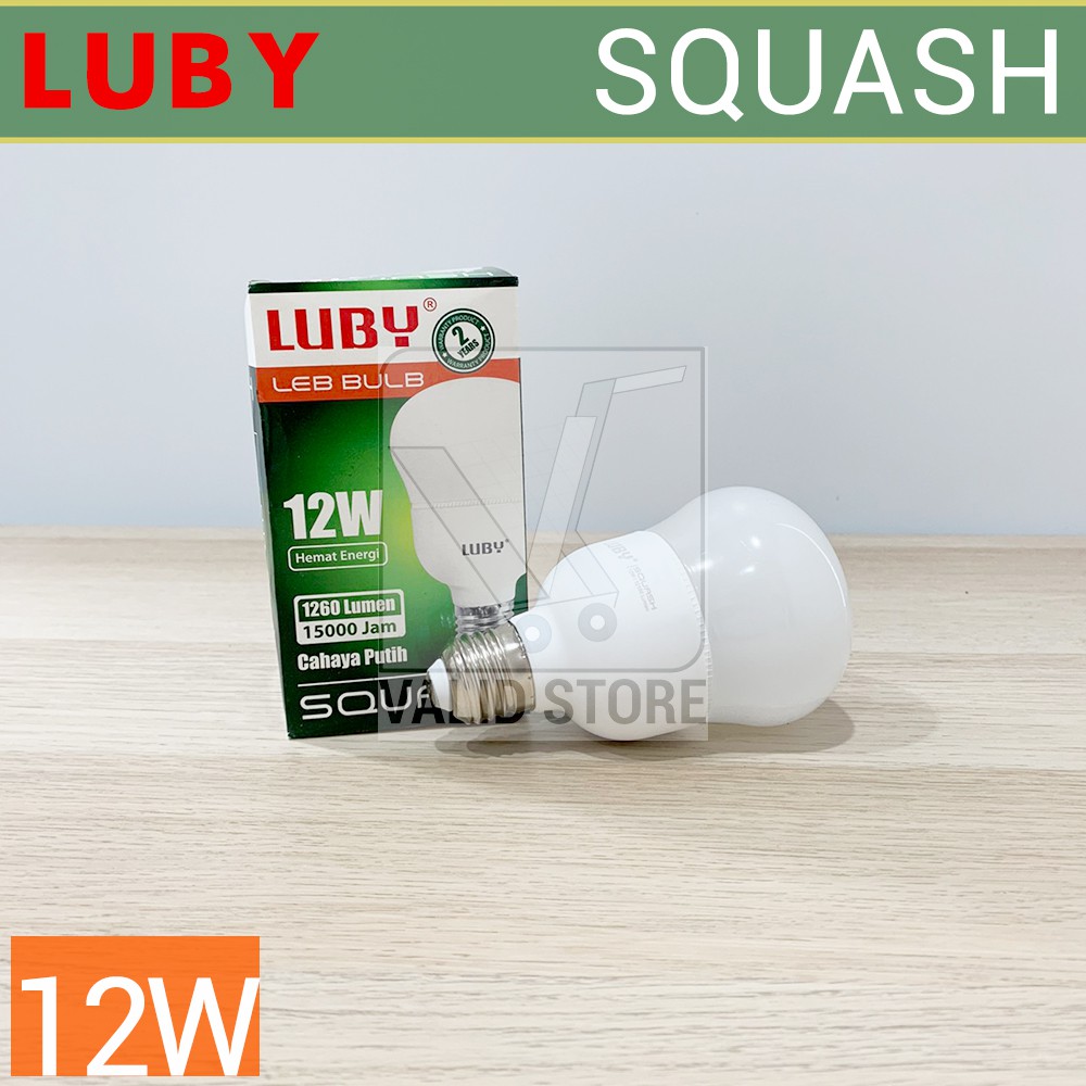 Jual Luby Squash Lampu Led Bulb W Watt Cahaya Putih Shopee