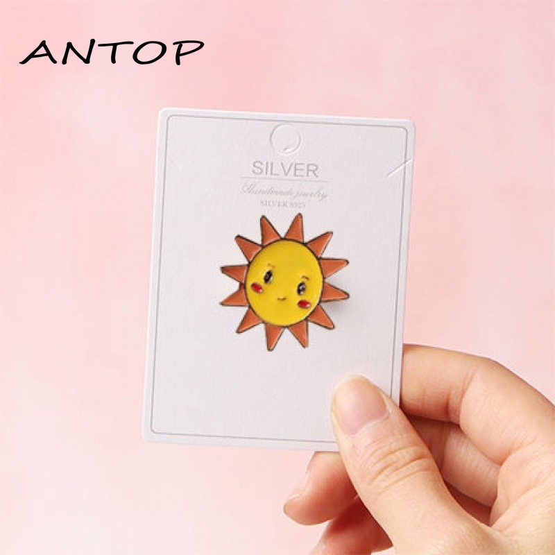 Bros Kartun Indah Gaya Jepang Ins Pin Lencana Dekorasi Garis Leher Individu ANTOP