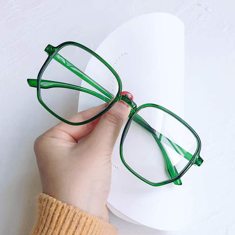 [Bayar Di Tempat] Kacamata Square Frame Wanita Korean Style Fashion Aksesoris Eyeglasses Import