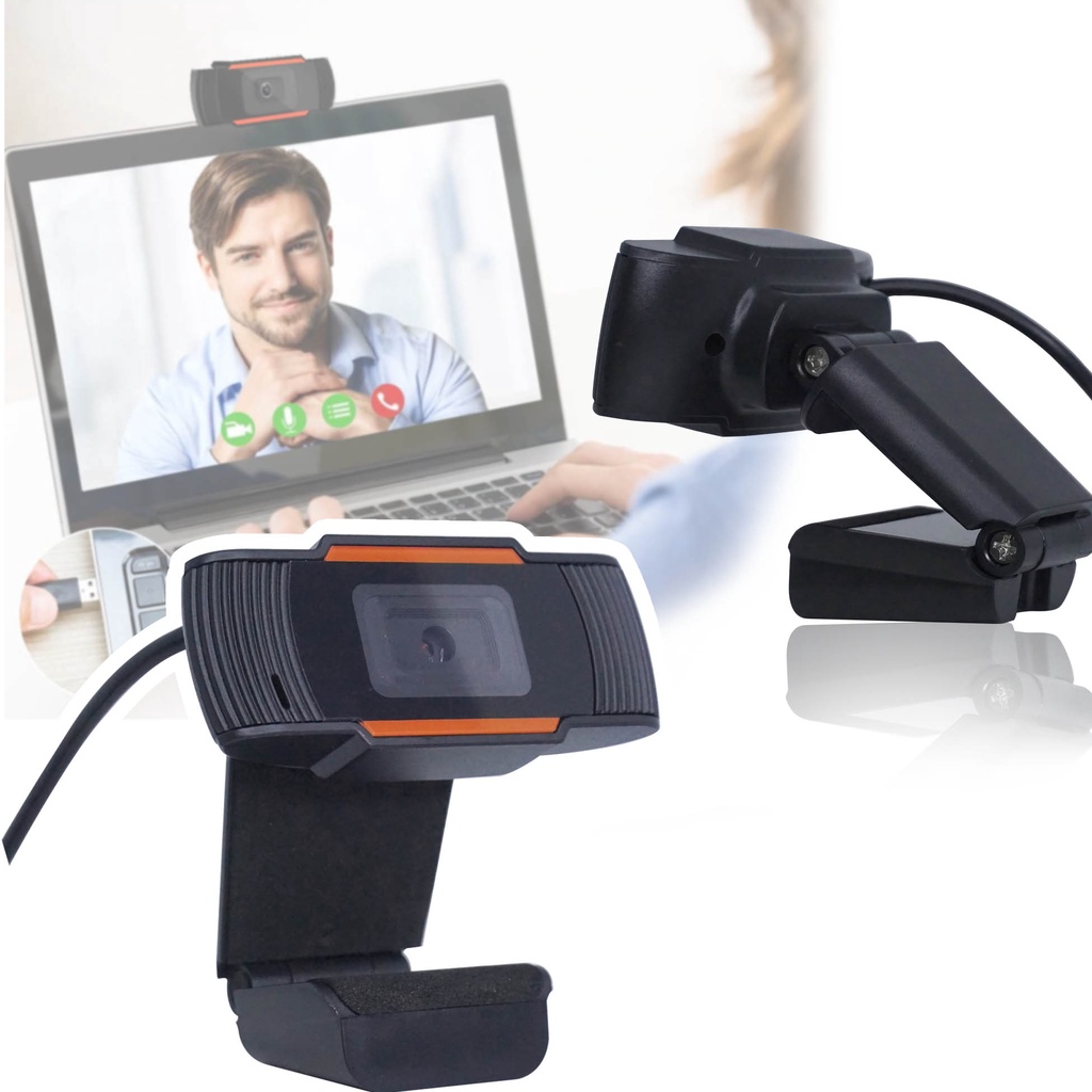 Webcam HD 1080 Web Cam Camera Microphone Laptop PC Autofocus Google Meet Zoom Skype Video Conference