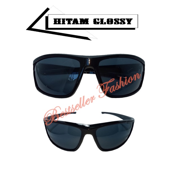 Kacamata Fashion Pria Khusus Kacamata Sporty Anti UV Telaris Populer Cod Kacamata Hitam Outdoor Unisex