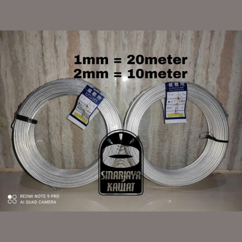 Kawat Bonsai Ecer 3mm&4mm