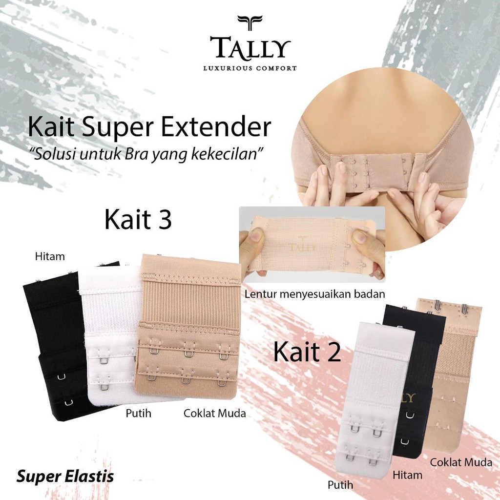 TALLY KAIT BRA BH SUPER EXTENDER I SAMBUNGAN | KAIT 2 DAN 3