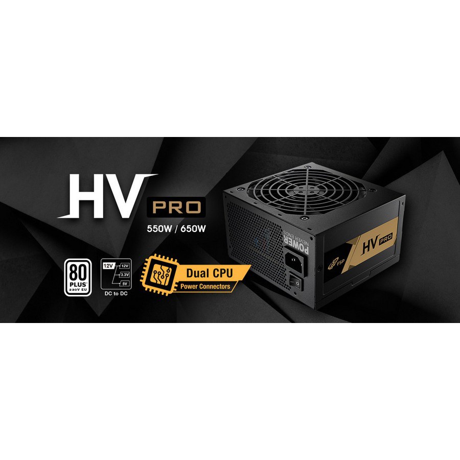 Power Supply PSU FSP HV PRO 650W PSU 80+