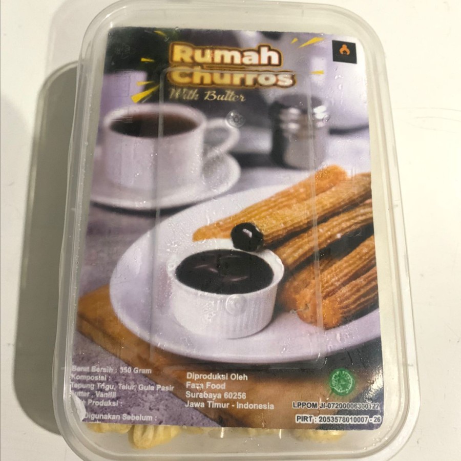 

Churros with Butter (isi 15, panjang 15 cm) by Rumah Churros 350 gram