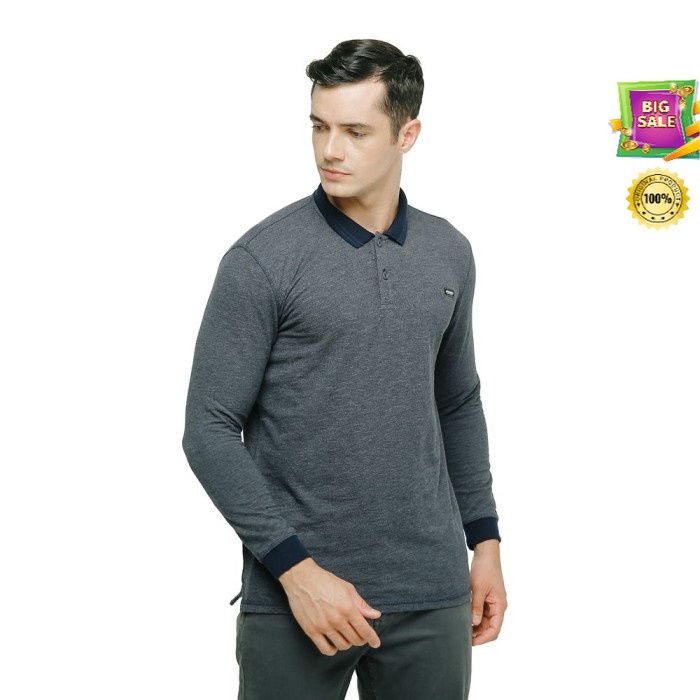 NEW Kaos OUTDOOR PROMO X-HOXTON POLO SHIRT - Navy, L