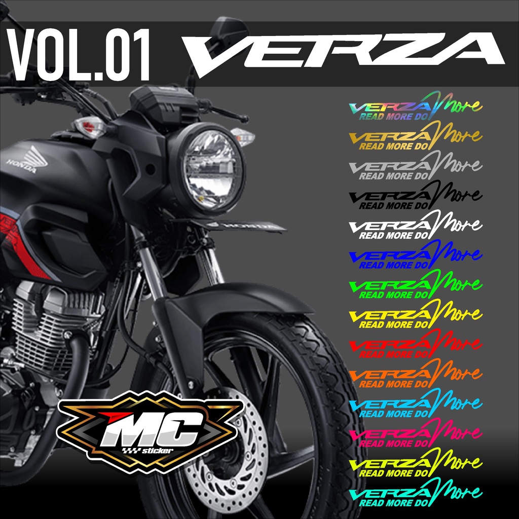 Cutting Sticker VERZA - Aksesoris Motor Stiker Lis Variasi Striping Honda CB 150 VERZA Signature Per