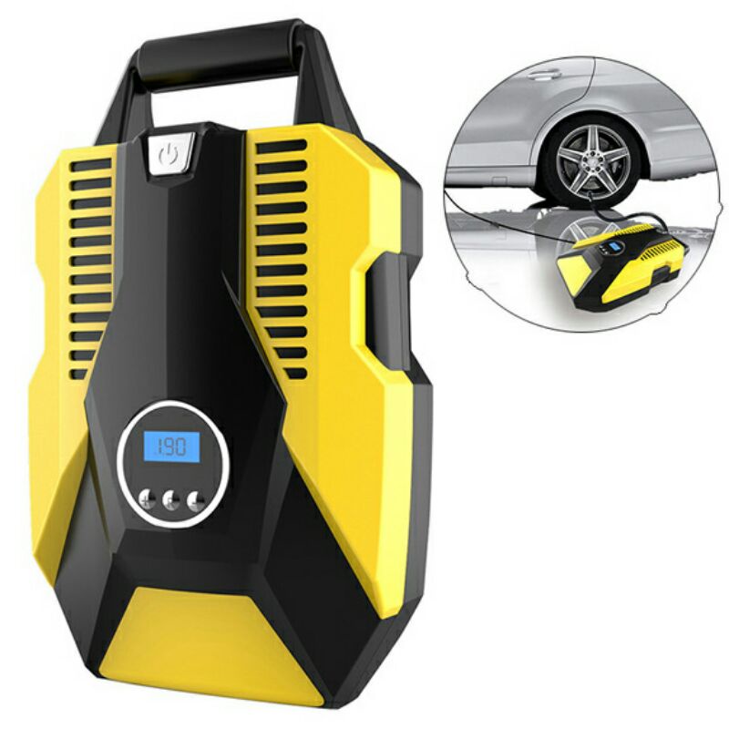 EAFC Inflator Pompa Angin Ban Mobil Car Kompressor 120 W - ATJ - 1266 - Yellow