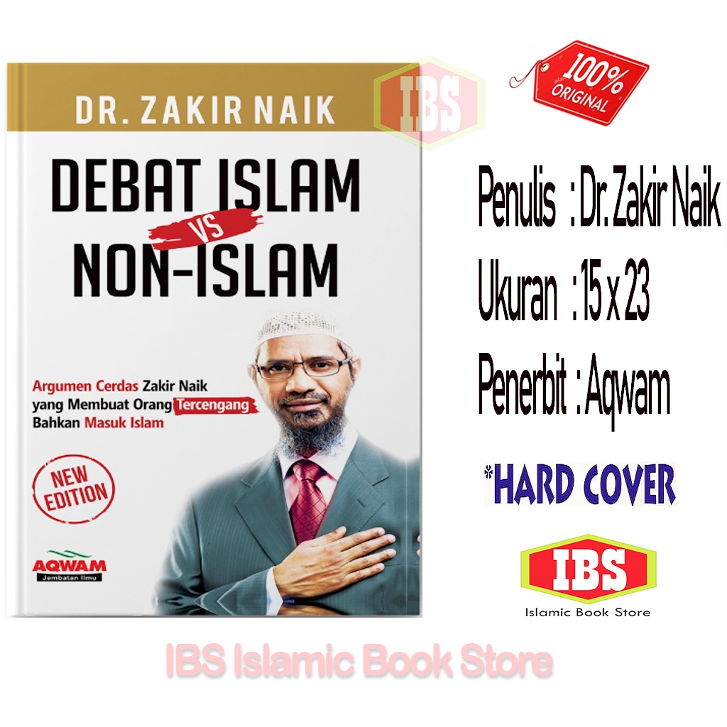 Jual Debat Islam VS Non Islam / Dr. Zakir Naik - AQWAM | Shopee Indonesia