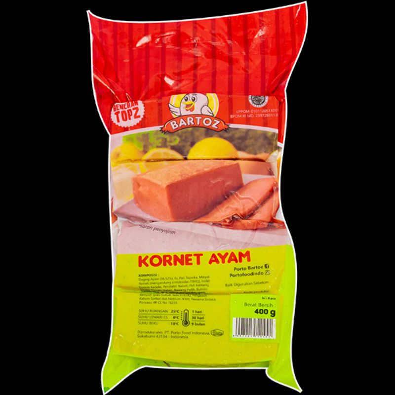 

bartoz kornet ayam 450 gram