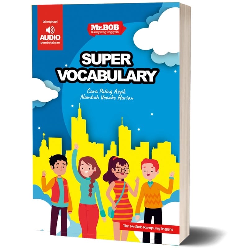 Buku Vocabulary Mr.BOB Kampung Inggris / kamus bahasa inggris / Kosakata Jago Ngomong Bahasa Inggris