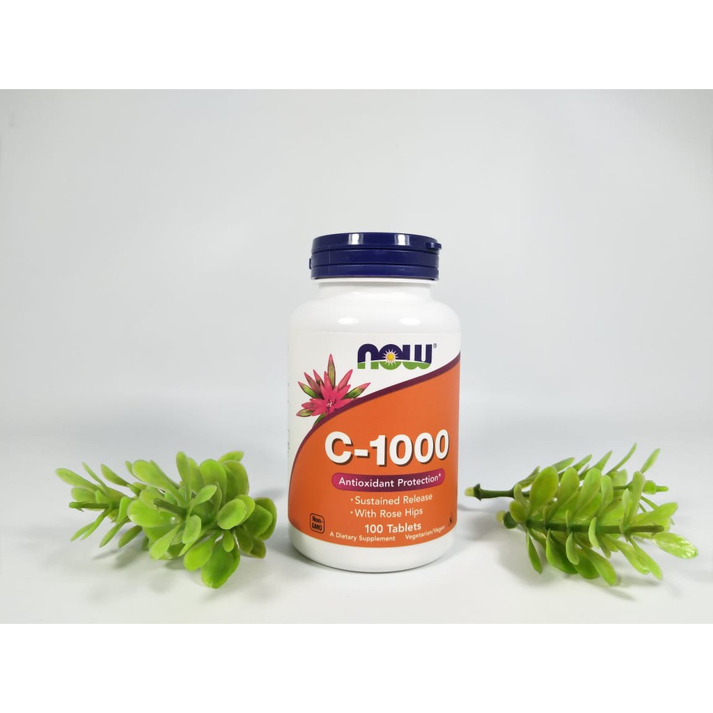 Now Foods, C-1000, 100 Tablets EXP 2025 MURAH TERMURAH