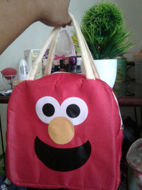 Tas Bekal Lunch Cooler Bag Box Salur Makanan Aluminium Kotak Makan Ransel Anak