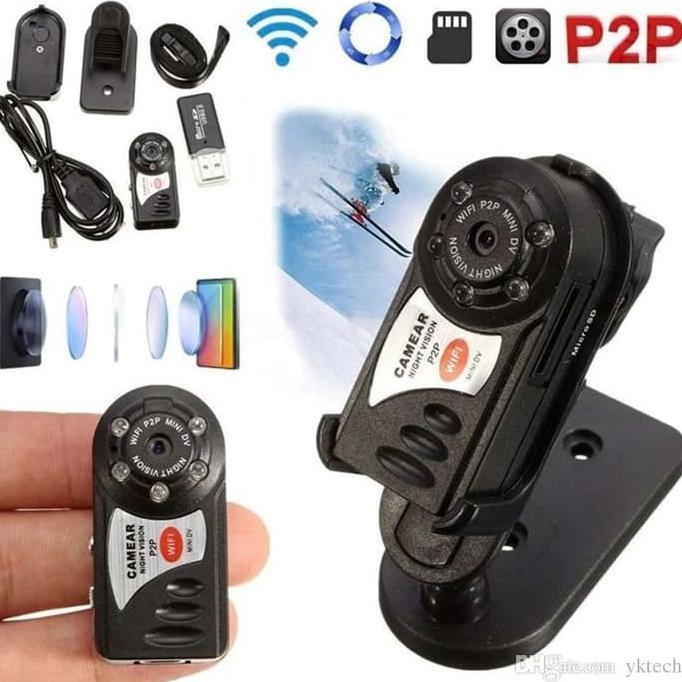 brijaya_budiono #CC015 / Mini Wireless Hd Wifi Ip Camera Q7 SPY Camera Video Cam