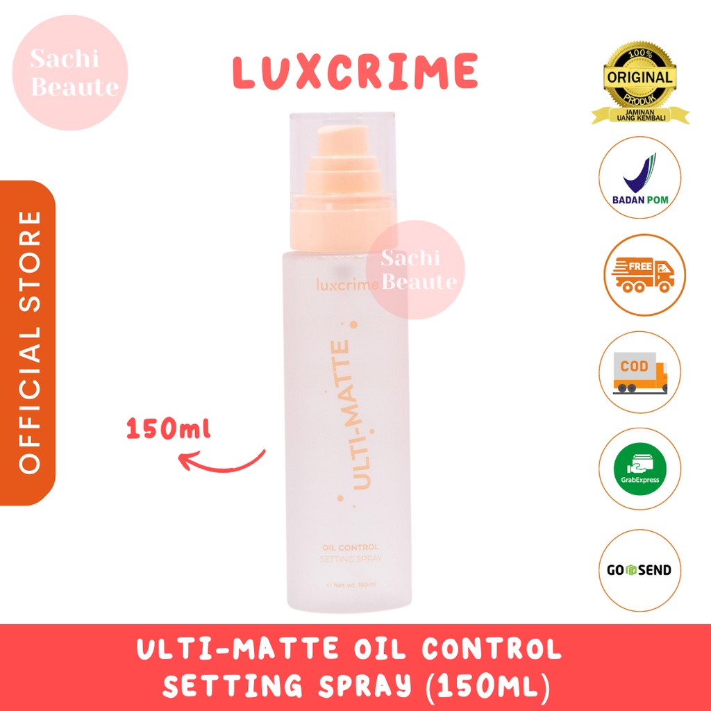 Luxcrime Ulti-Matte Oil Control Glow Getter Glow-Getter UltiMatte Ulti Matte Setting Spray Luxcrim Luxrime Lux Crime