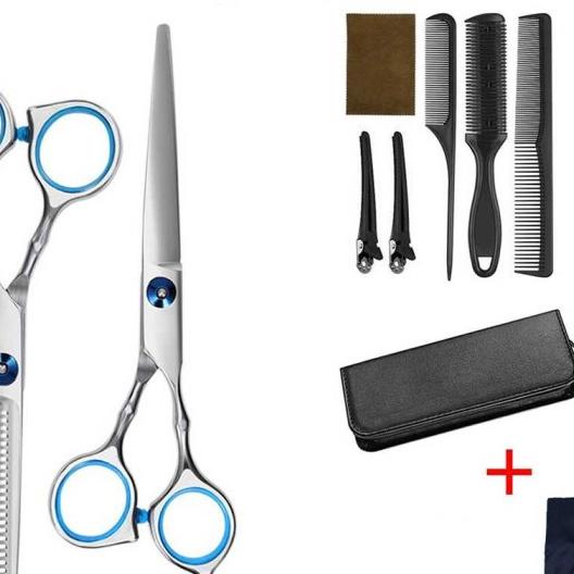 

Set Gunting Rambut Sasak & Flat Scissors 10 Pcs