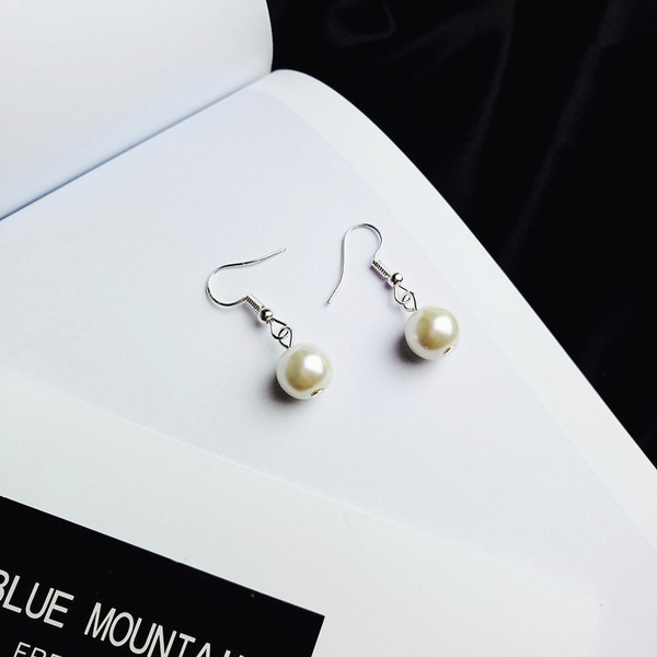 Anting Hooks SImple Pearl