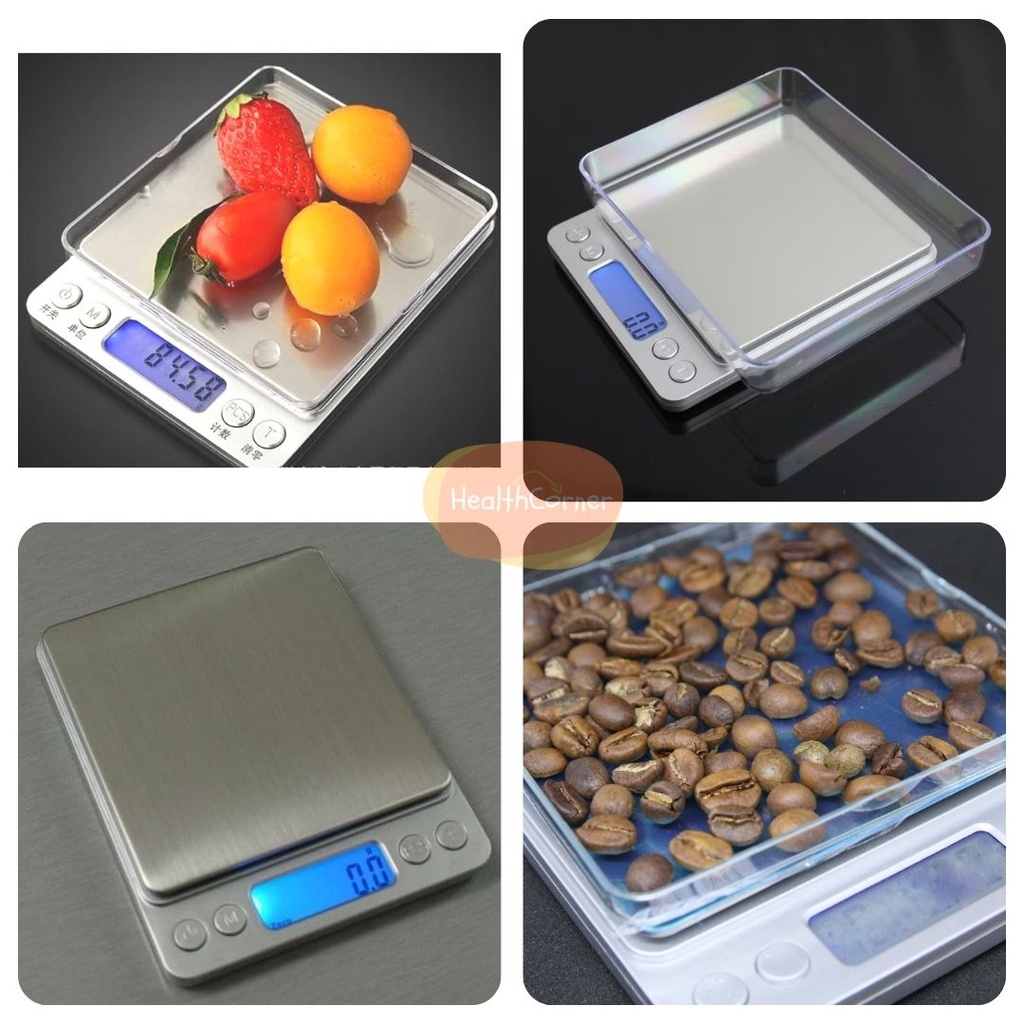 Timbangan Digital Kopi Emas Bumbu Dapur / Timbangan Dapur Digital 2kg 0.1g Akurat