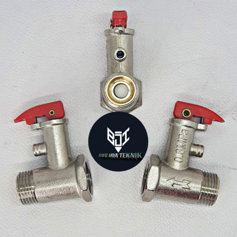 SAFETY VALVE - KLEP PEMANAS AIR PANAS | WATER HEATER LISTRIK